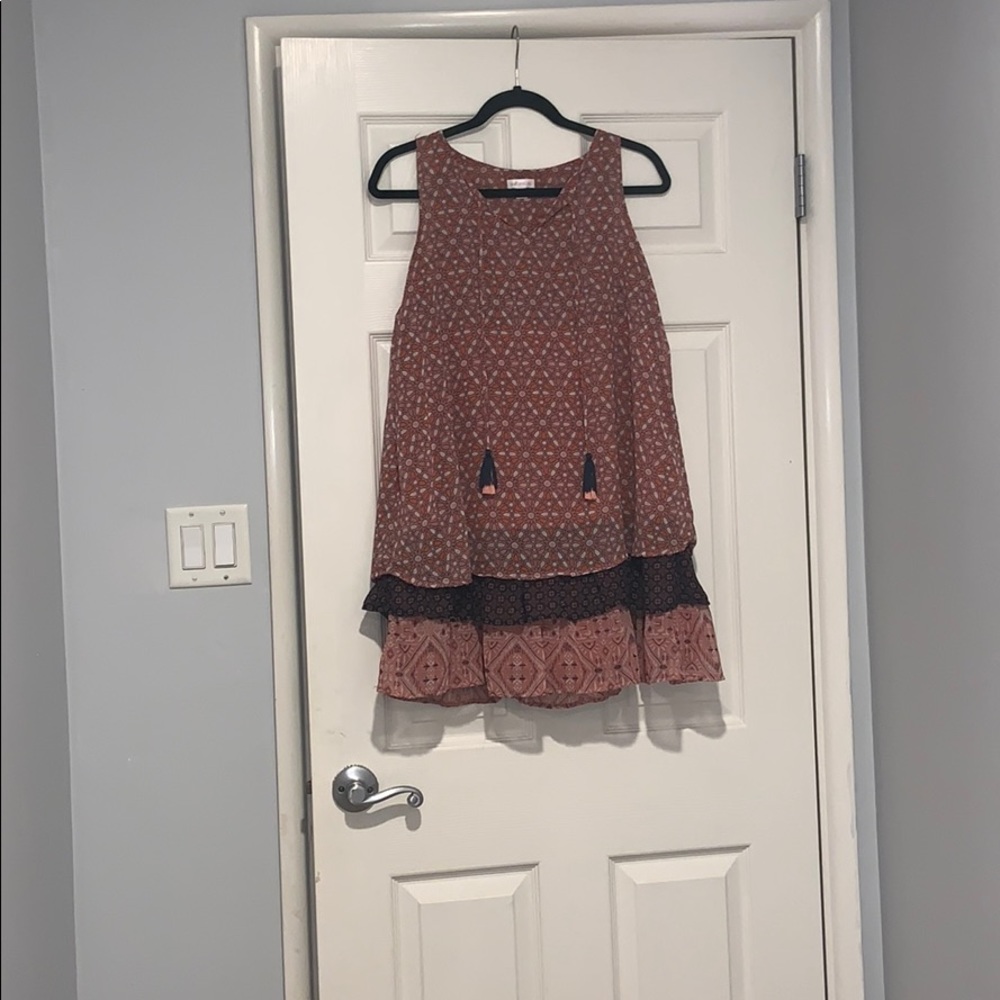 Xhilaration Multicolored Sleeveless Dress